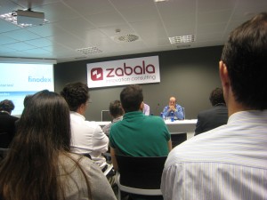 Miguel García (ZABALA) en su presentación